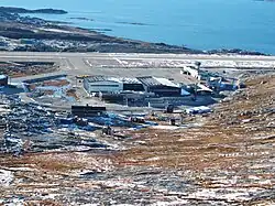 Nuuk Airport, terminal and runway