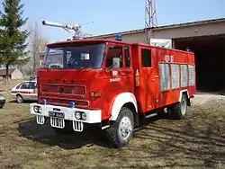 Fire engines in Domuraty