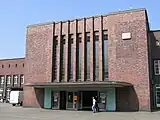 The entrance into the station