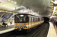 Maintenance train on line 10