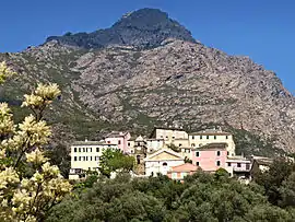 A view of the village of Ogliastro