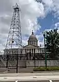 Oil rig on south side of the Capitol