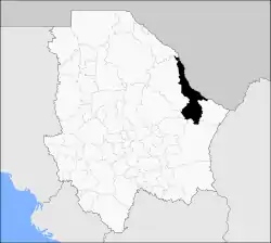 Municipality of Ojinaga  in Chihuahua