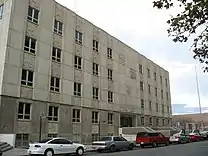 The Old Bernalillo County Courthouse in Albuquerque, New Mexico.