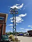 Stadium light post