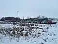 Old cars lined up near Hirsch