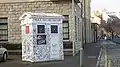 This police box in Edinburgh now serves as an art gallery.