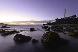 Gigantes Norte coast with Gigantes Lighthouse