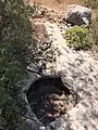 Rock-carved wine vat and press, near the ancient ruin of Chezib of Judah