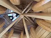 Inside the dome during construction, in Munich (Germany)