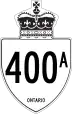 Highway 400A marker