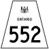 Highway 552 marker