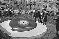 Disclosure Louis Davids monument in Rotterdam, 1984