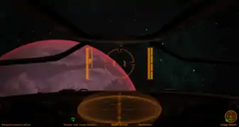 Dangerous HUD (Orange Variant) OXP and Povray Planets OXP