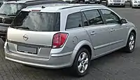 Opel Astra H Caravan (rear, pre-facelift)