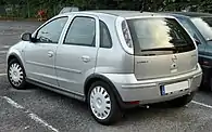 Opel Corsa five-door (2003–2007)