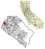 Location of Cypress in Orange County, California