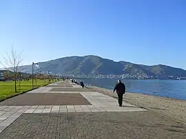 View of the Boztepe hill from Ordu