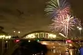 Fireworks in celebration of the bridge's reopening in 2012 after a two-year rehabilitation