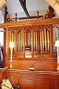 The church organ