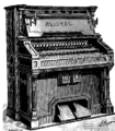 Kunstharmonium [de] (French: harmoniums d’art) with Celesta, by Auguste Victor Mustel [fr], Paris (1890)