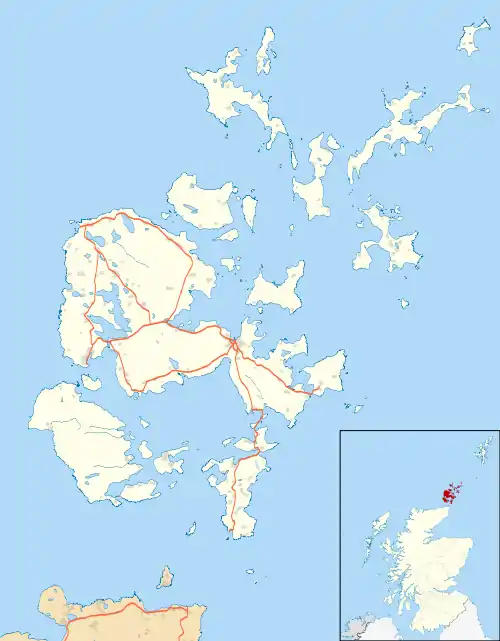 Broch of Burrian is located in Orkney Islands