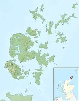 Sanday is located in Orkney Islands