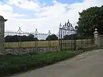 Clairvoyée, gate and piers set within the eastern boundary wall of Barrington Park