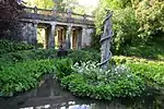 Bridge above Snake Pool in gardens of Sezincote House