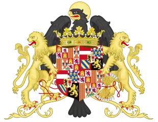 Coat of arms as Queen of Castile