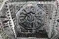 Ornate bay ceiling in Mallikarjuna temple at Hirenallur