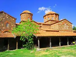 St. Leontiе Church in the yard of Vodoca Monastery