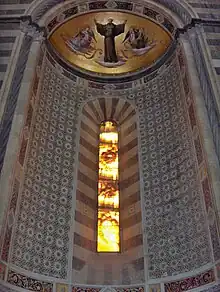 Alabaster window in Orvieto Cathedral (14th century), Italy