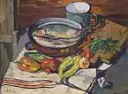 Still-life with Vegetables and Fish