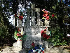 Memorial of soldiers fighting for the country and died in 1919