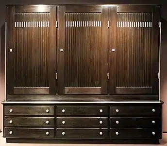 Cabinet made for the offices of the newspaper Die Zeit, Otto Wagner, (1902)