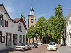 Dutch Reformed church in the street