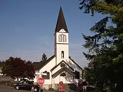 Notre Dame de Lourdes Church on Laval Square