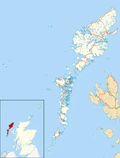 Iochdar is located in Outer Hebrides