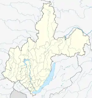 Rudovka is located in Irkutsk Oblast