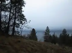 Overlooking Okanagan Lake by Carr's Landing in Late Winter