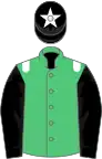 Emerald Green, White epaulets, Black sleeves, Black cap, White star