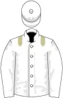 White, beige epaulets