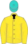 Yellow, Turquoise cap