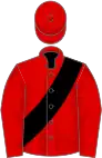 Red, black sash