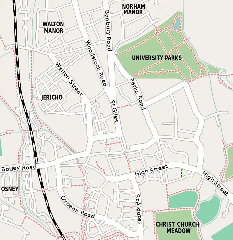 University of Oxford is located in Oxford city centre