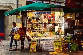 Specialities sold on the square.