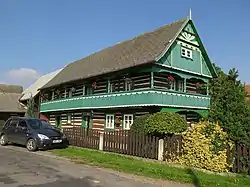 Timber-framed house in Přepeře