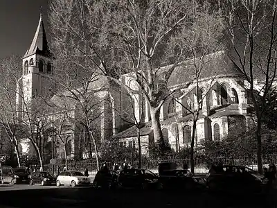 View of the full church from the southeast