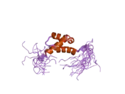 2dod: Solution structure of the first FF domain of human transcription factor CA150